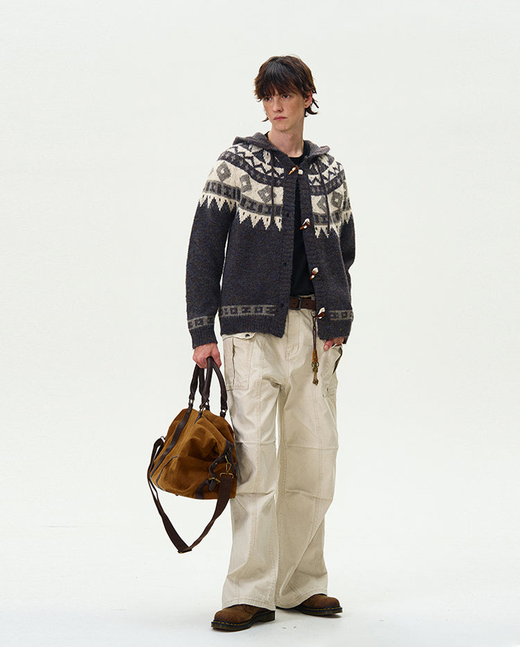 MADWITCH FAIR ISLE SWEATER CARDIGAN #G1018