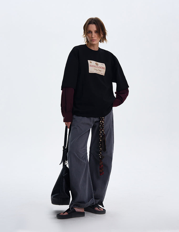 MADWITCH COUPLE’S CASUAL LONG-SLEEVE SHIRT #T555
