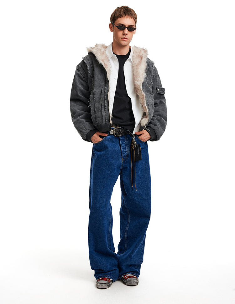 MADWITCH SHEAR CROP PARKA #BM325
