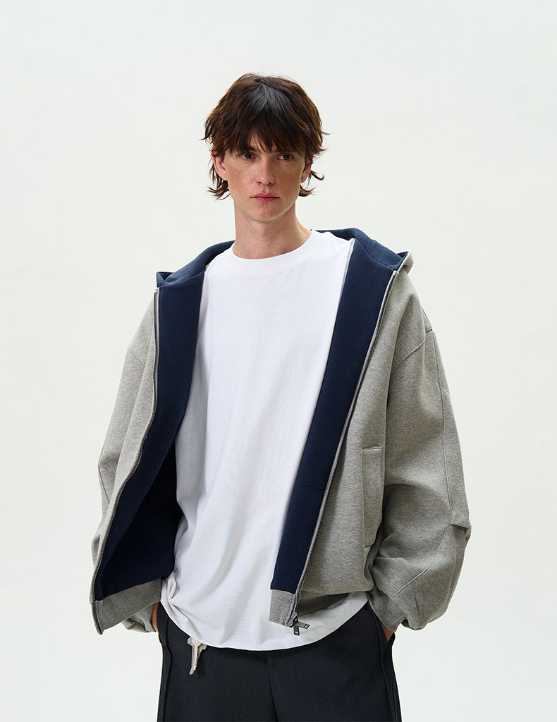 MADWITCH COLOR-BLOCK HOODED SWEATSHIRT #L582