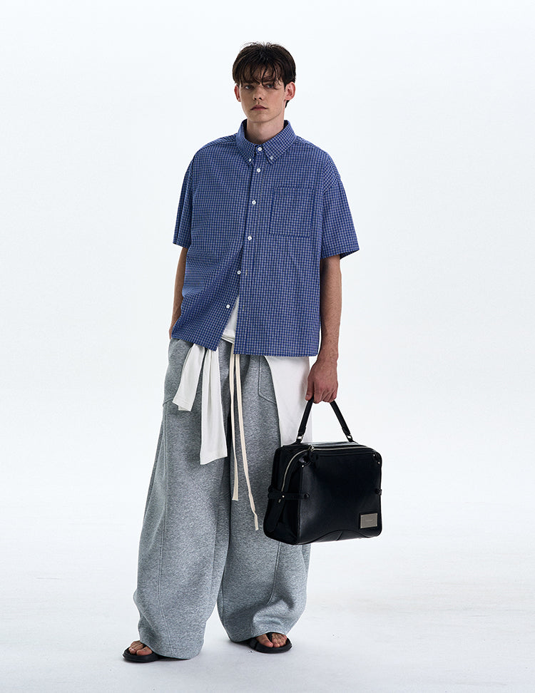 MADWITCH PREPPY PLAID SHIRT #CR216