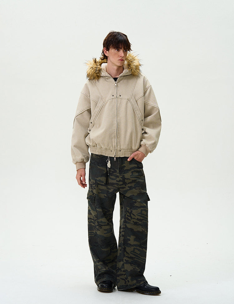 MADWITCH WASHED VINTAGE JACKET #C163Q24