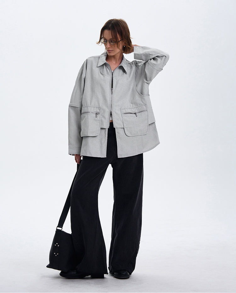 MADWITCH DECONSTRUCTED DESIGN JACKET #W218