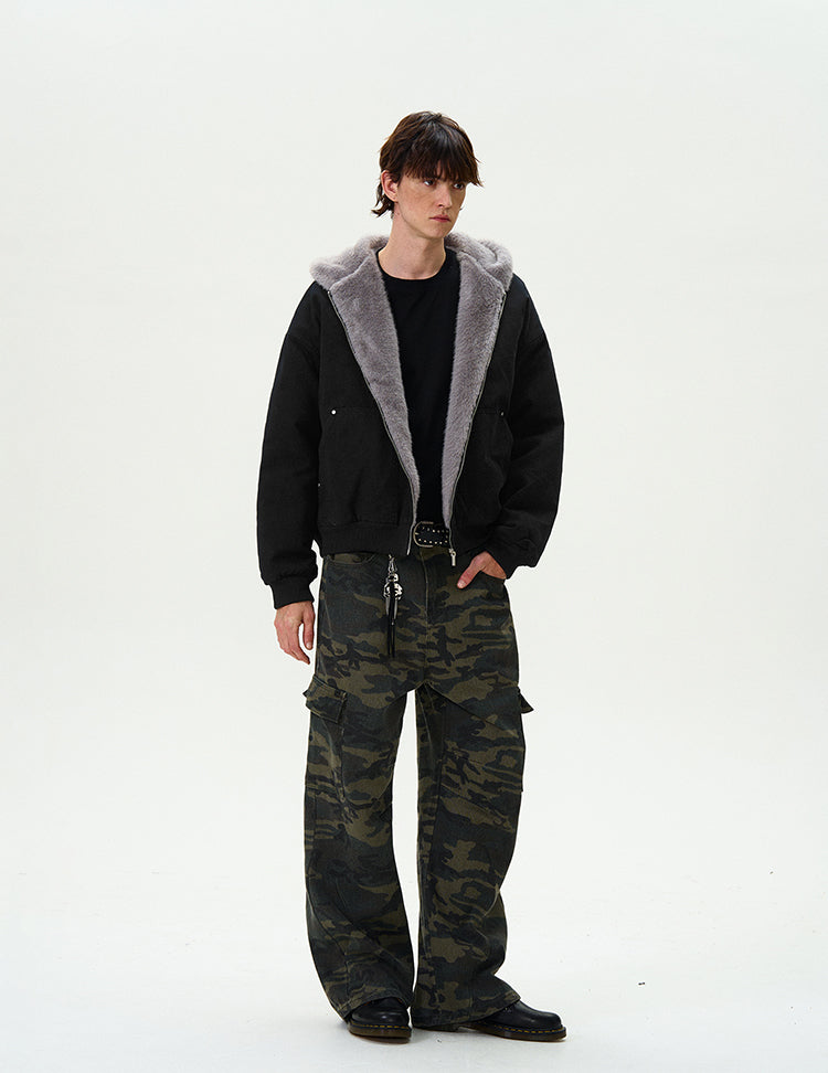 MADWITCH FLEECE-LINED WARM PADDED TOP #SD06