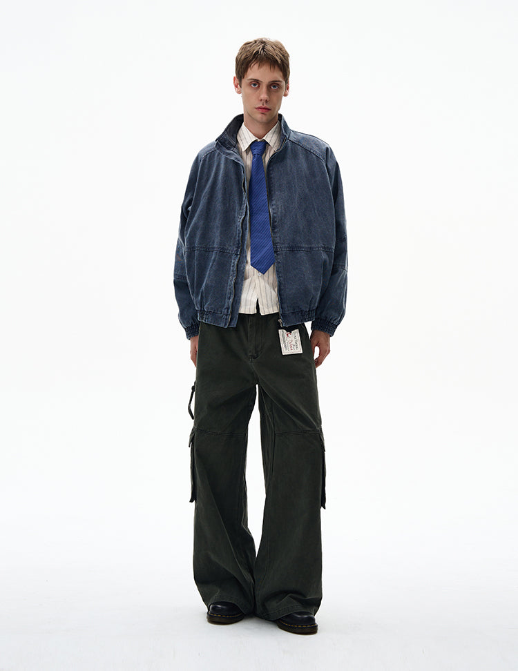 MADWITCH UNISEX DECONSTRUCTED WASHED JACKET #W223
