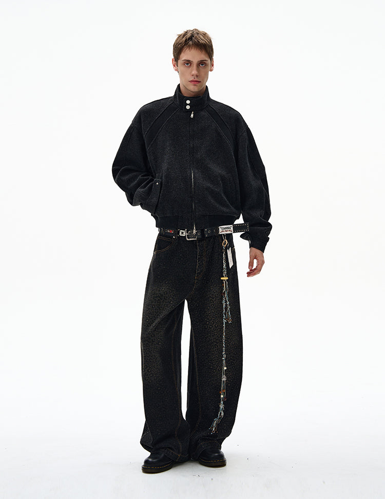 MADWITCH UNISEX VINTAGE MANDARIN COLLAR JACKET #6279
