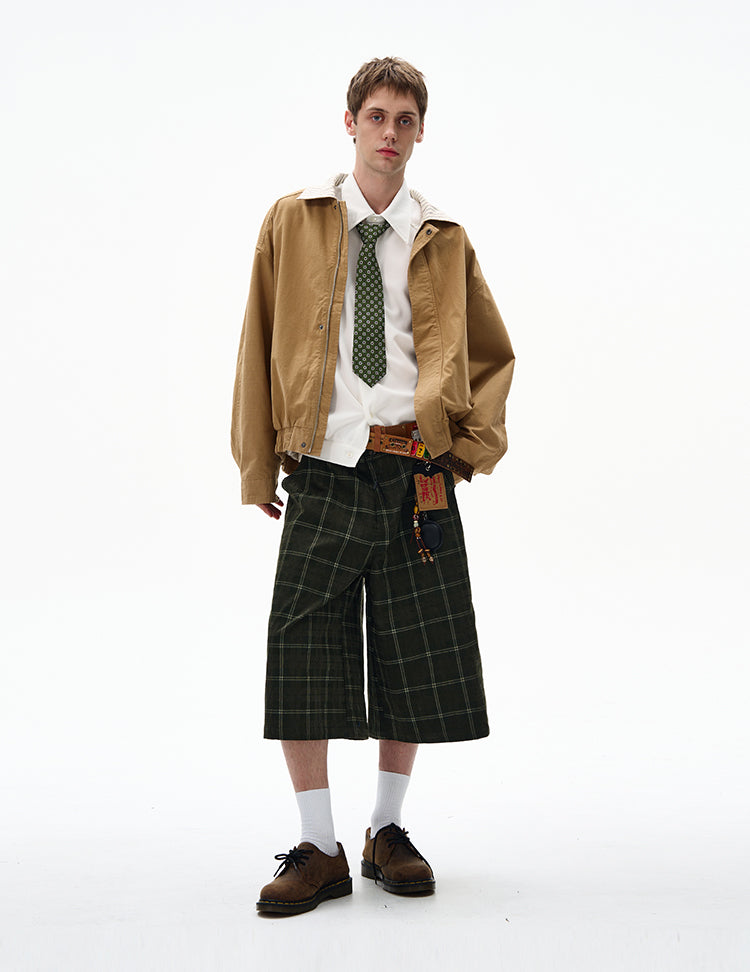 MADWITCH EARLY FALL CROPPED FLIGHT JACKET #UTU025