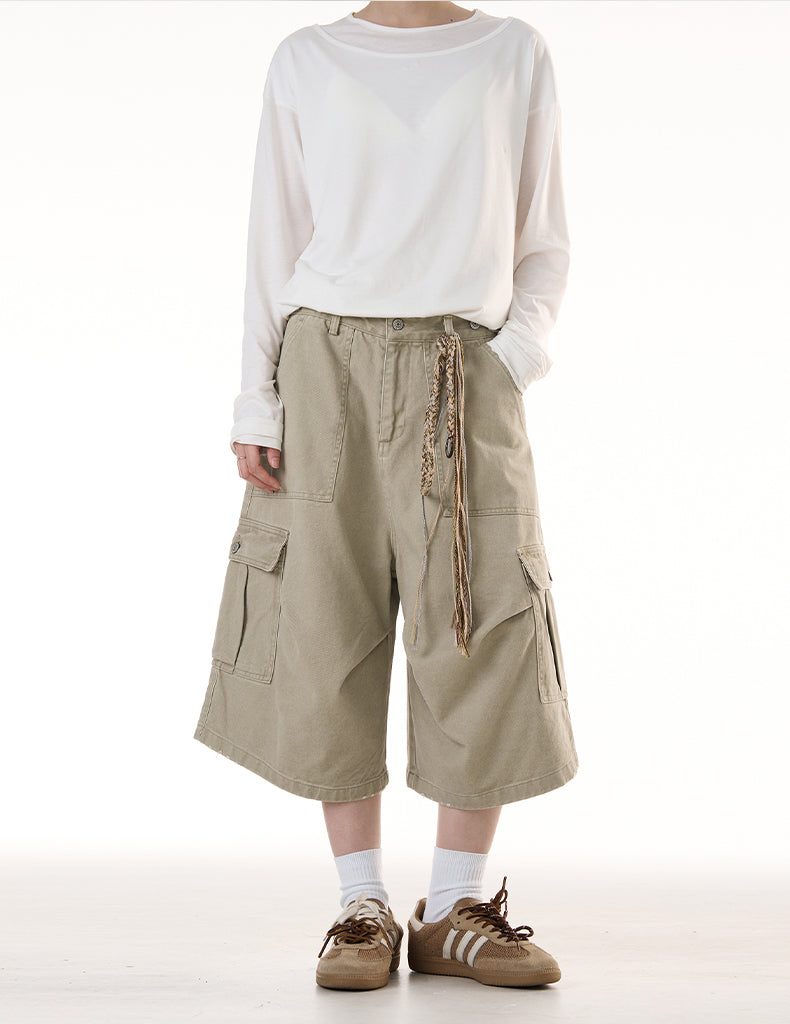 MADWITCH VINTAGE WORKWEAR SHORTS #CK238D