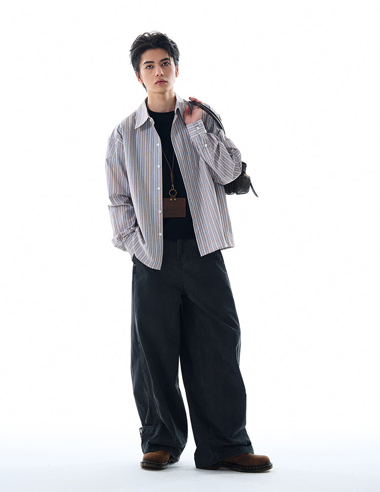 MADWITCH CLEANFIT STRIPED SHIRT #RC158