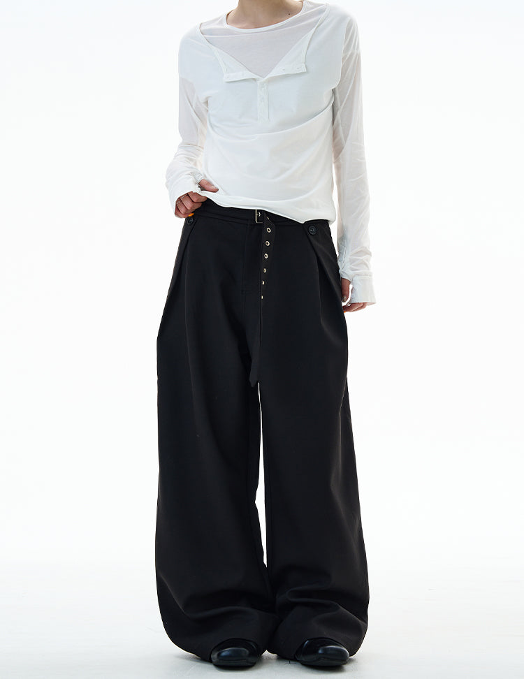 MADWITCH UNISEX WIDE LEG CASUAL DRESS PANTS #N1665