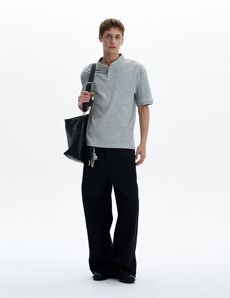 MADWITCH HENLEY NECK SHORT SLEEVE #G1343