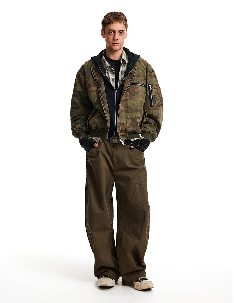 MADWITCH FAUX CAMO JACKET #AW25093