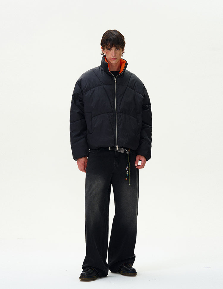 MADWITCH STAND COLLAR WARM PADDED JACKET #MY8895