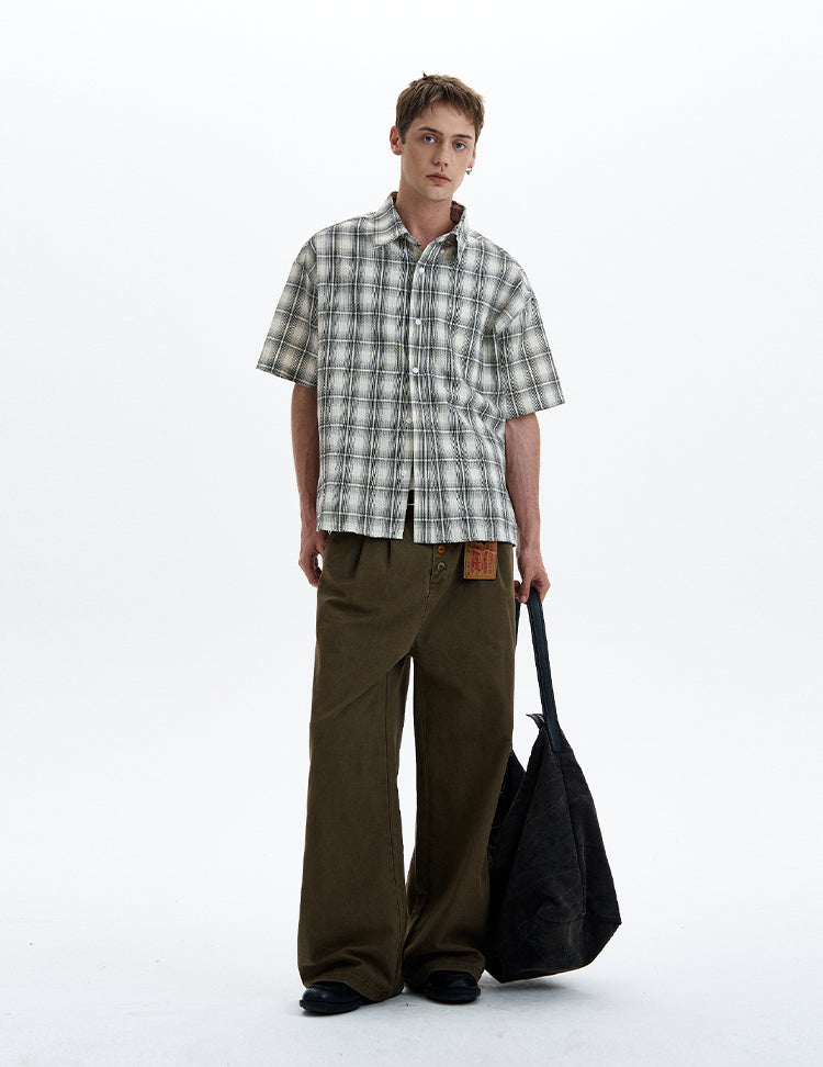 MADWITCH VINTAGE CHECK SHIRT #CR226