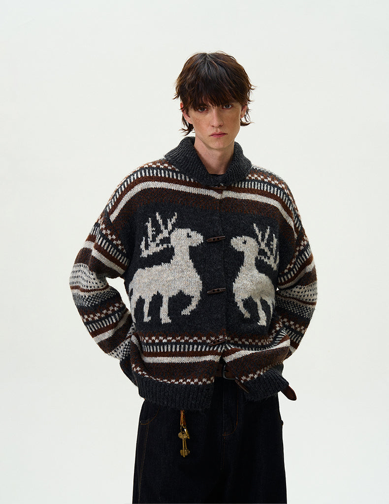 MADWITCH FAIR ISLE KNITTED SWEATER #72317
