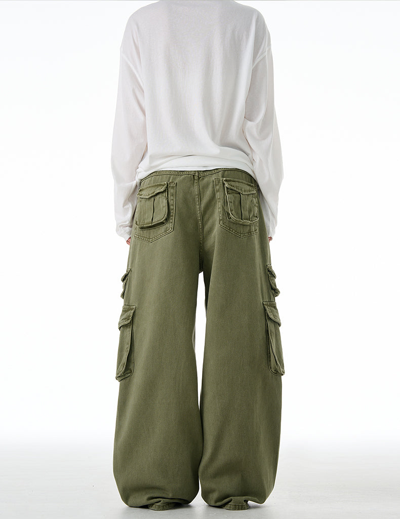 MADWITCH MULTI-POCKET CARGO PANTS #CK3397