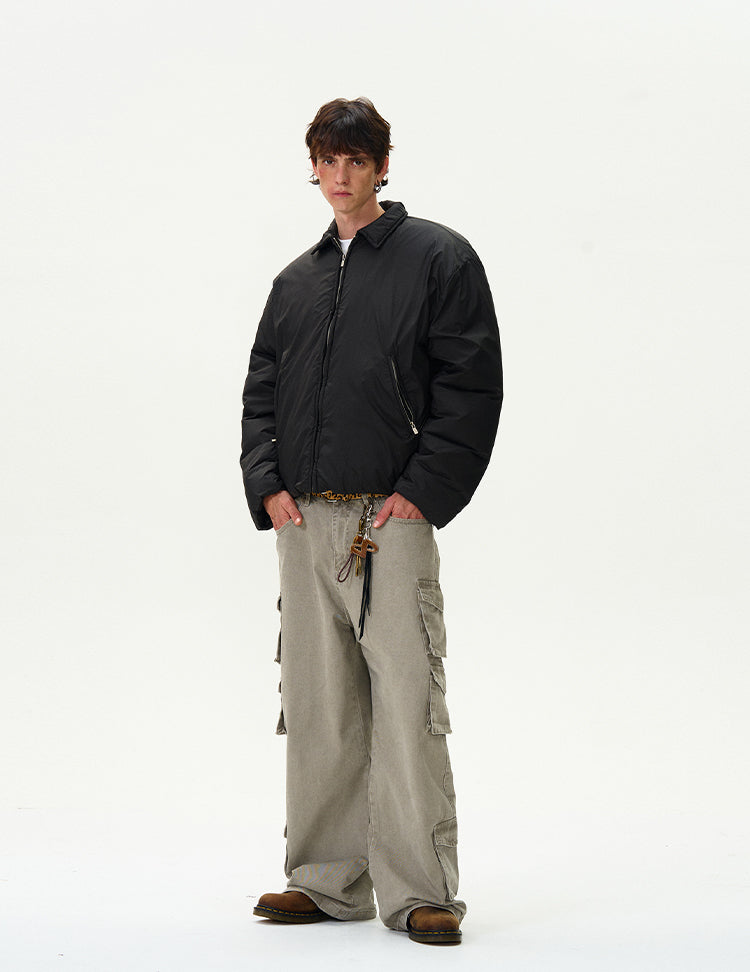 MADWITCH TURN-DOWN COLLAR DOWN JACKET #AY15