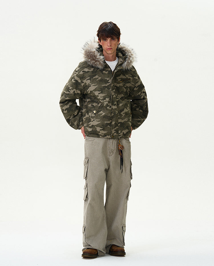 MADWITCH CAMO WORKWEAR COTTON JACKET #MY116