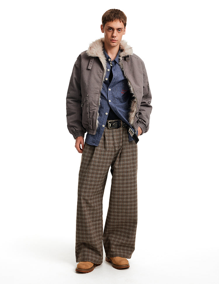 MADWITCH DENIM PILE PARKA #BM350