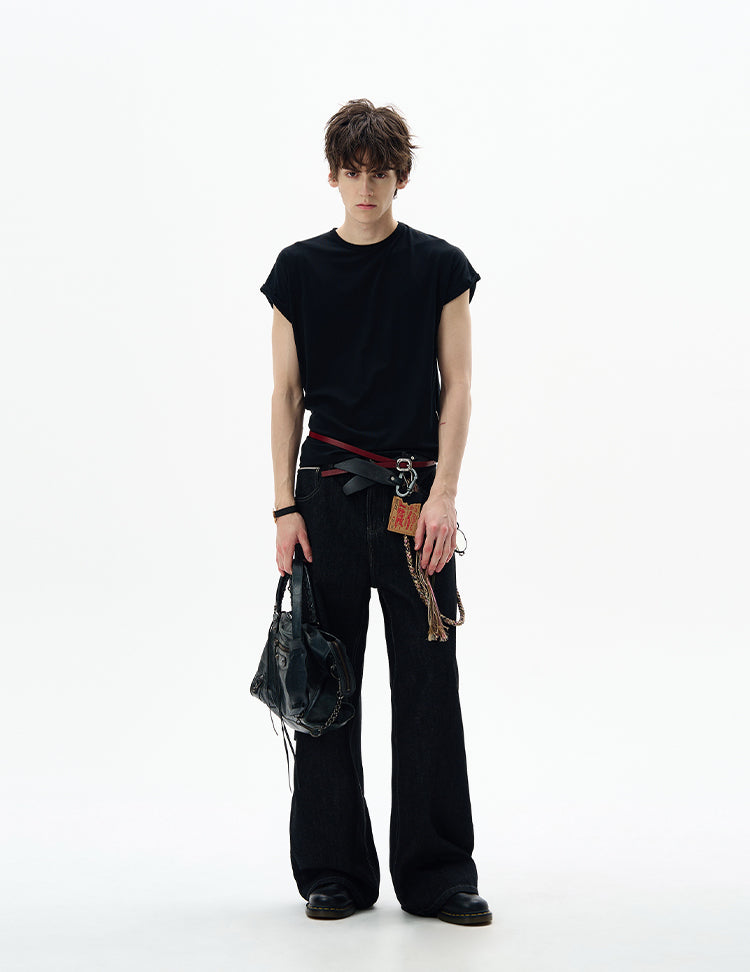 MADWITCH WING-SLEEVE STRUCTURED TEE #27342