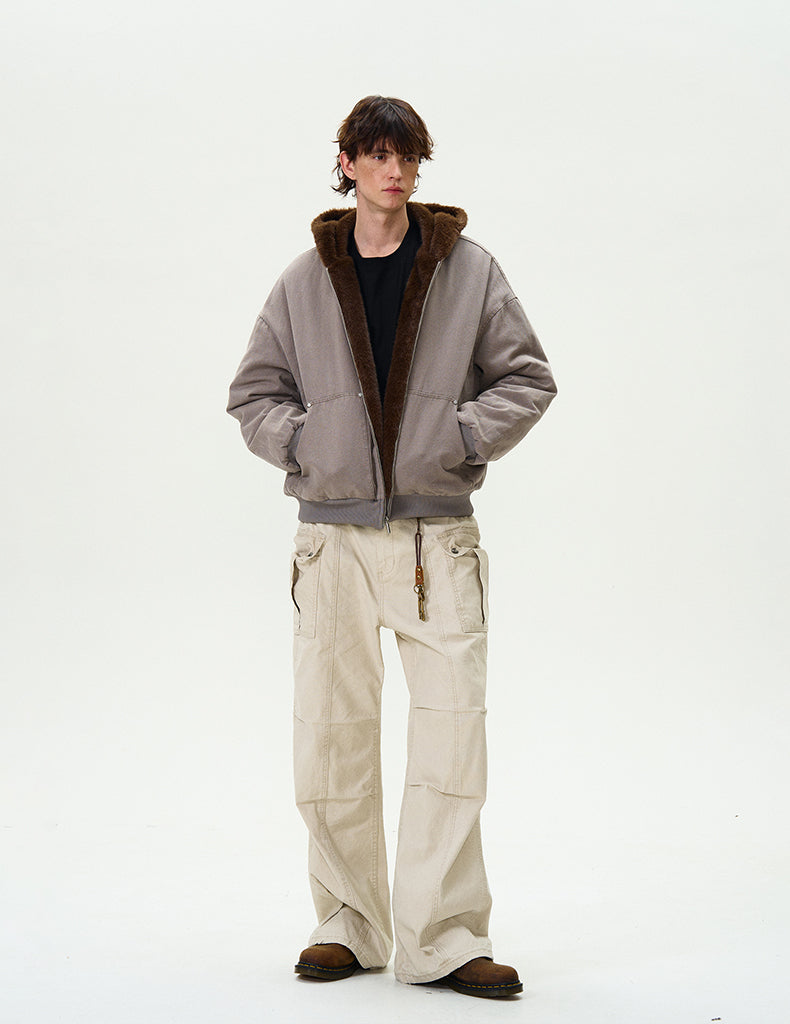 MADWITCH VINTAGE FLEECE LINED JACKET #SD06