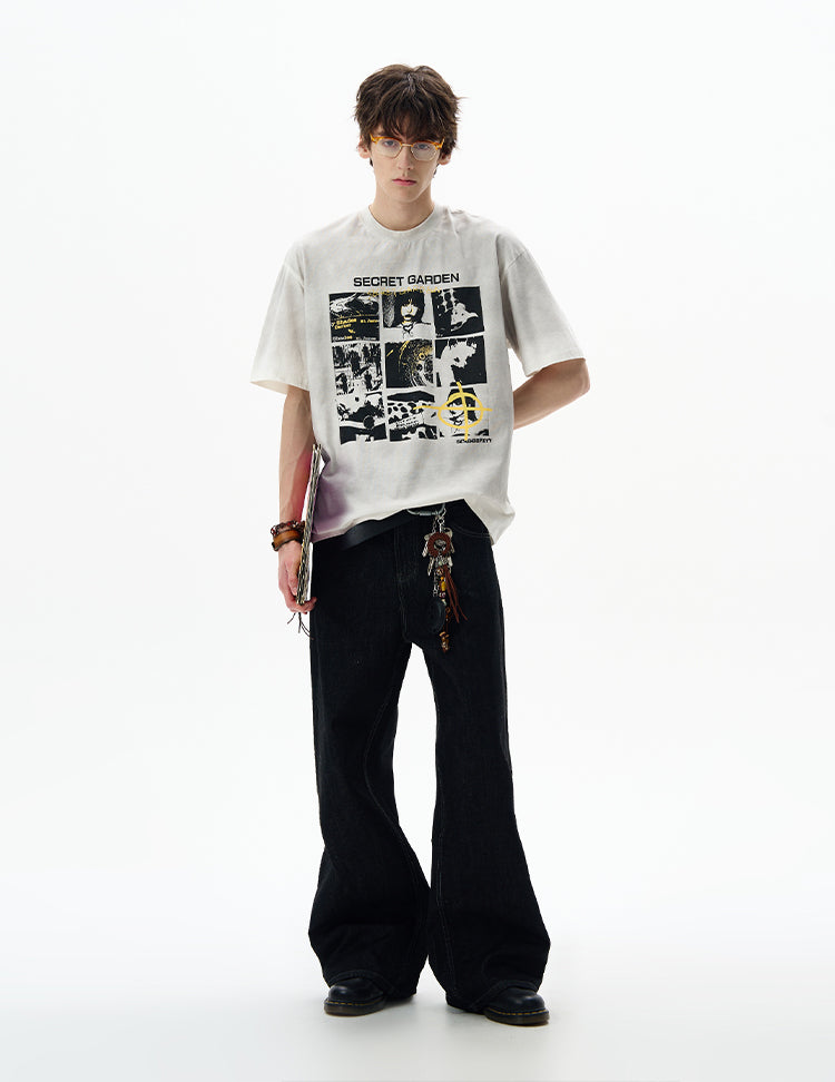 MADWITCH URBAN PRINTED TSHIRT #22640C25