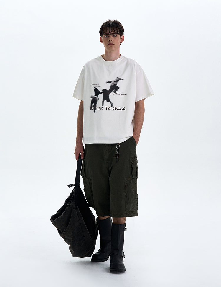 MADWITCH STREET STYLE PRINT TEE #RT196