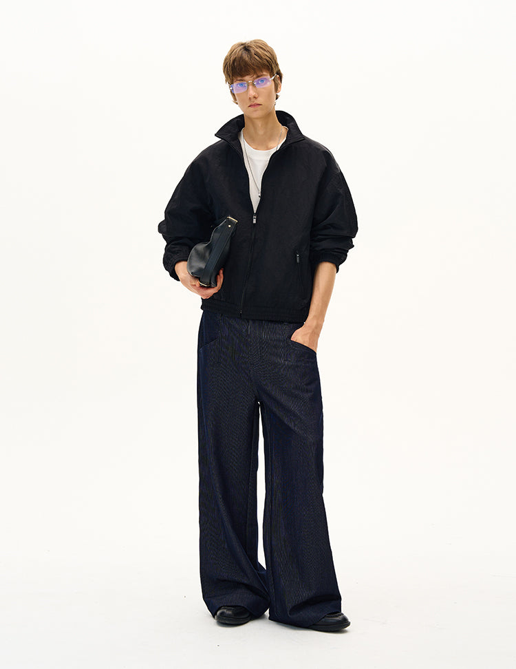 MADWITCH UNISEX ELEVATED STAND COLLAR JACKET #0254