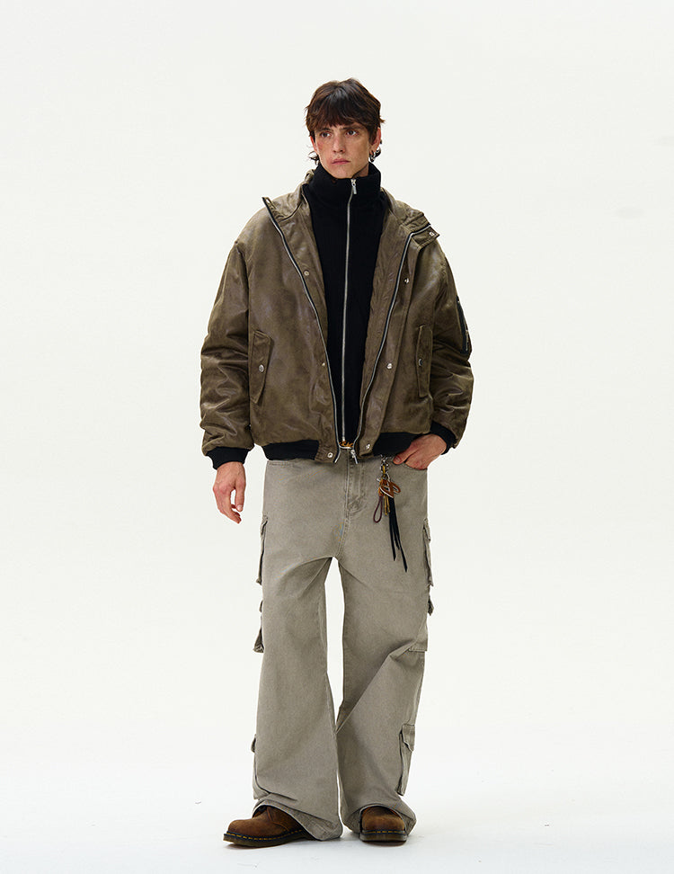 MADWITCH FAUX TWO-IN-ONE JACKET #BM232