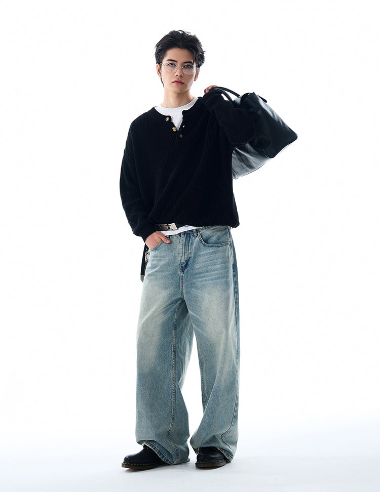MADWITCH LOOSE KNIT SWEATER #MFY213