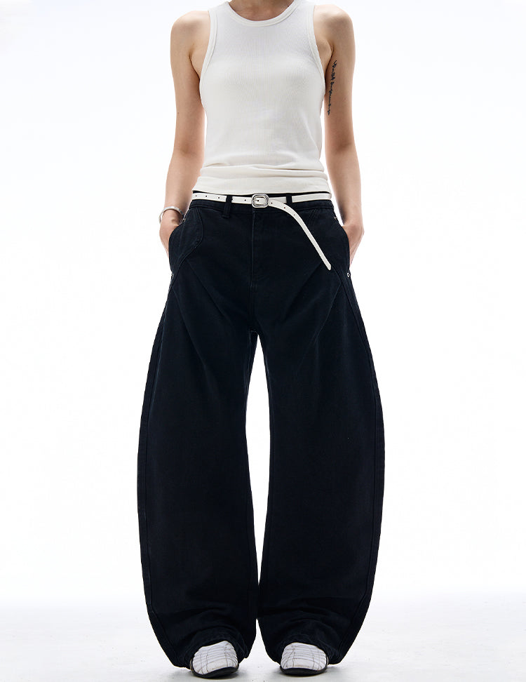 MADWITCH CLEANFIT PLEATED CARGO PANTS #AB1027