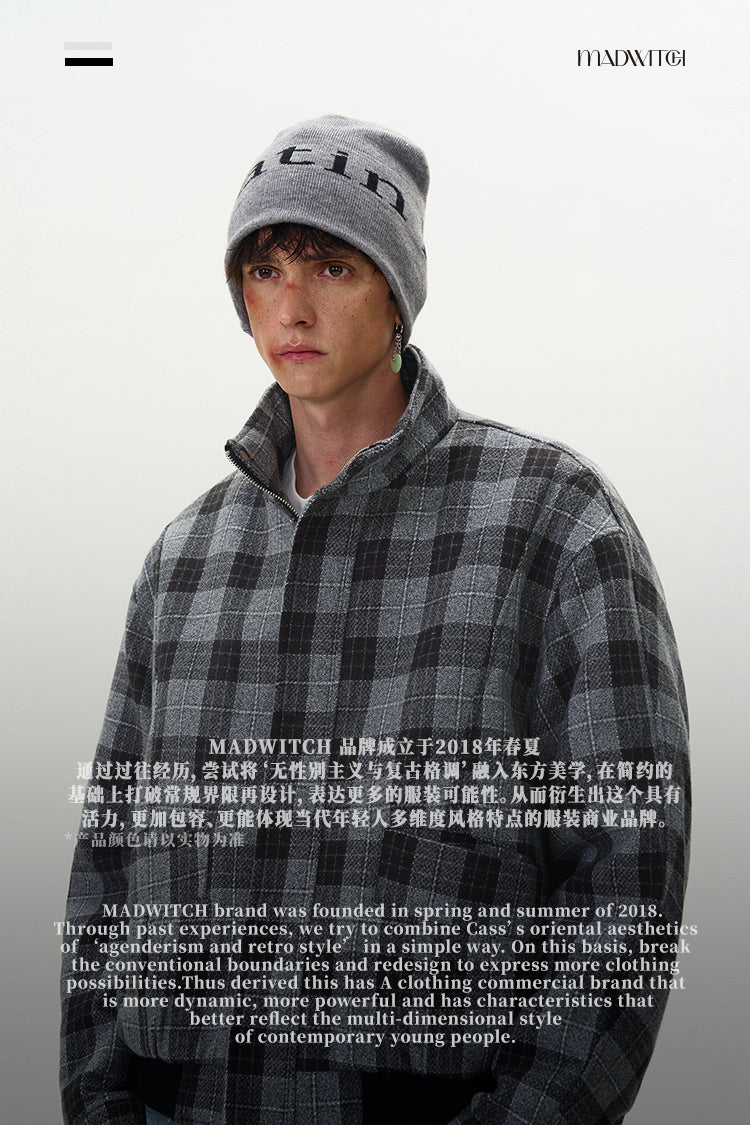 MADWITCH STAND COLLAR PADDED JACKET #RW136