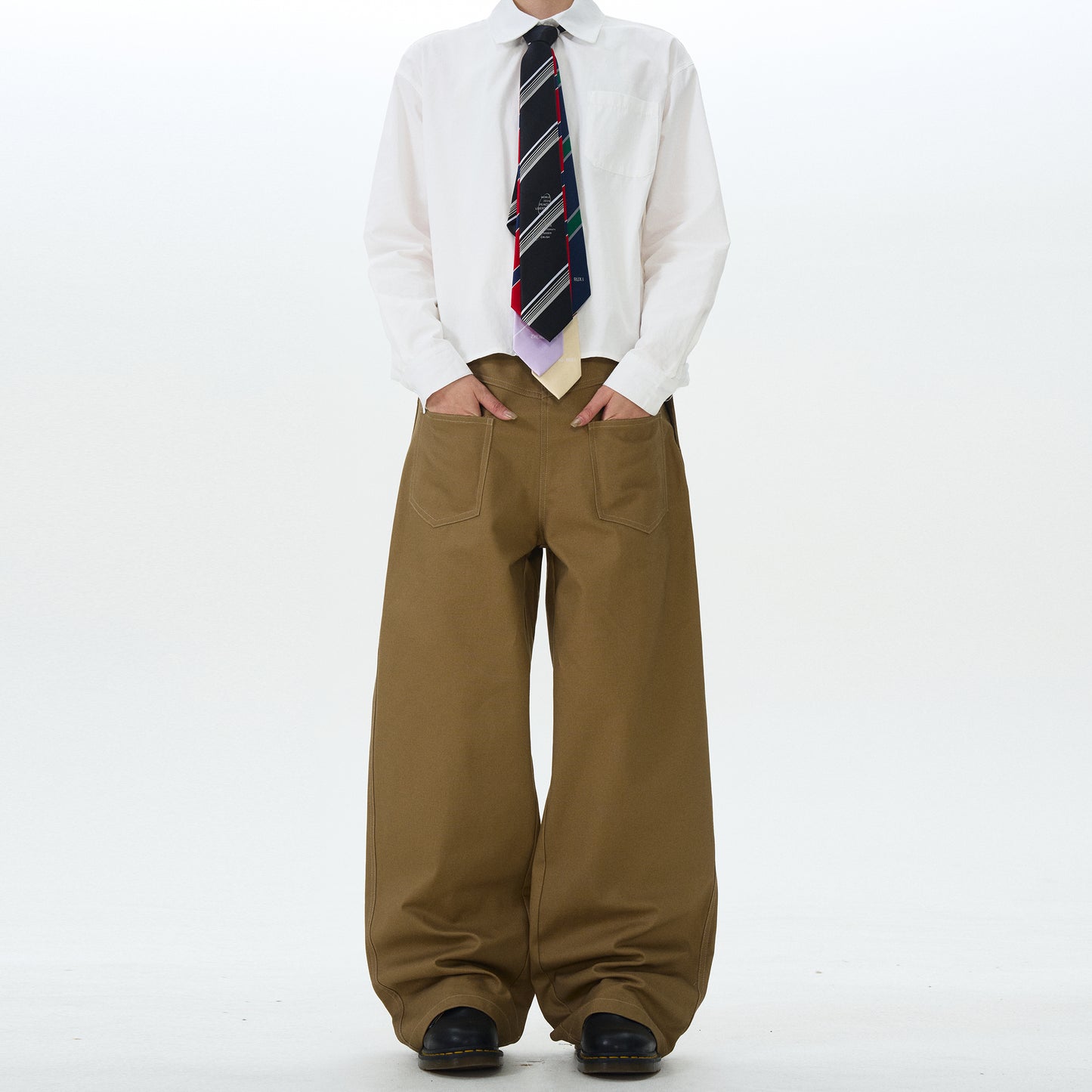 MADWITCH INVERTED SIMPLE CASUAL PANTS #L528