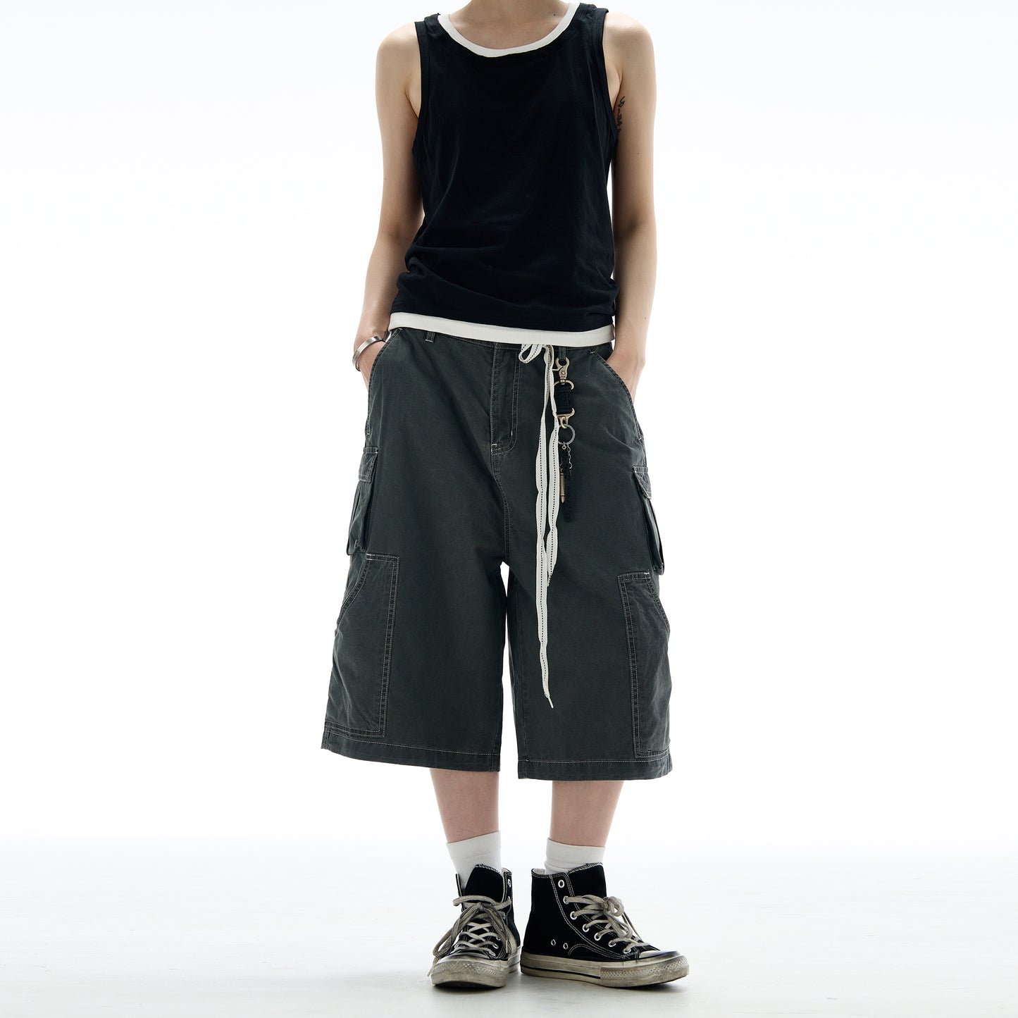MADWITCH STREET STYLE CASUAL SHORTS #DK113