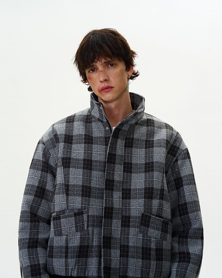 MADWITCH STAND COLLAR PADDED JACKET #RW136
