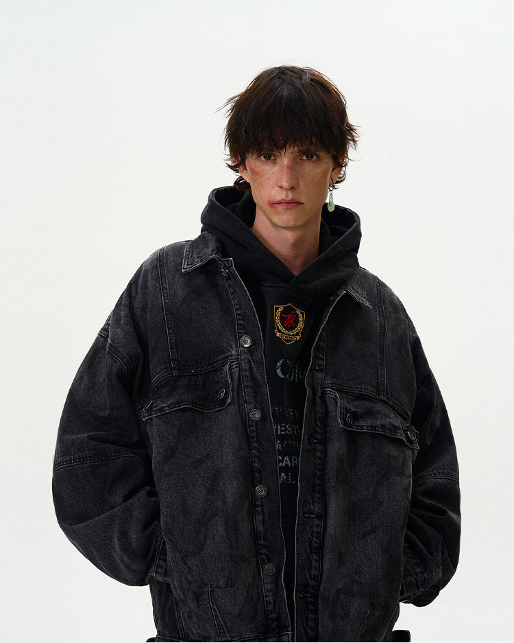 MADWITCH WASHED DENIM JACKET #JK97