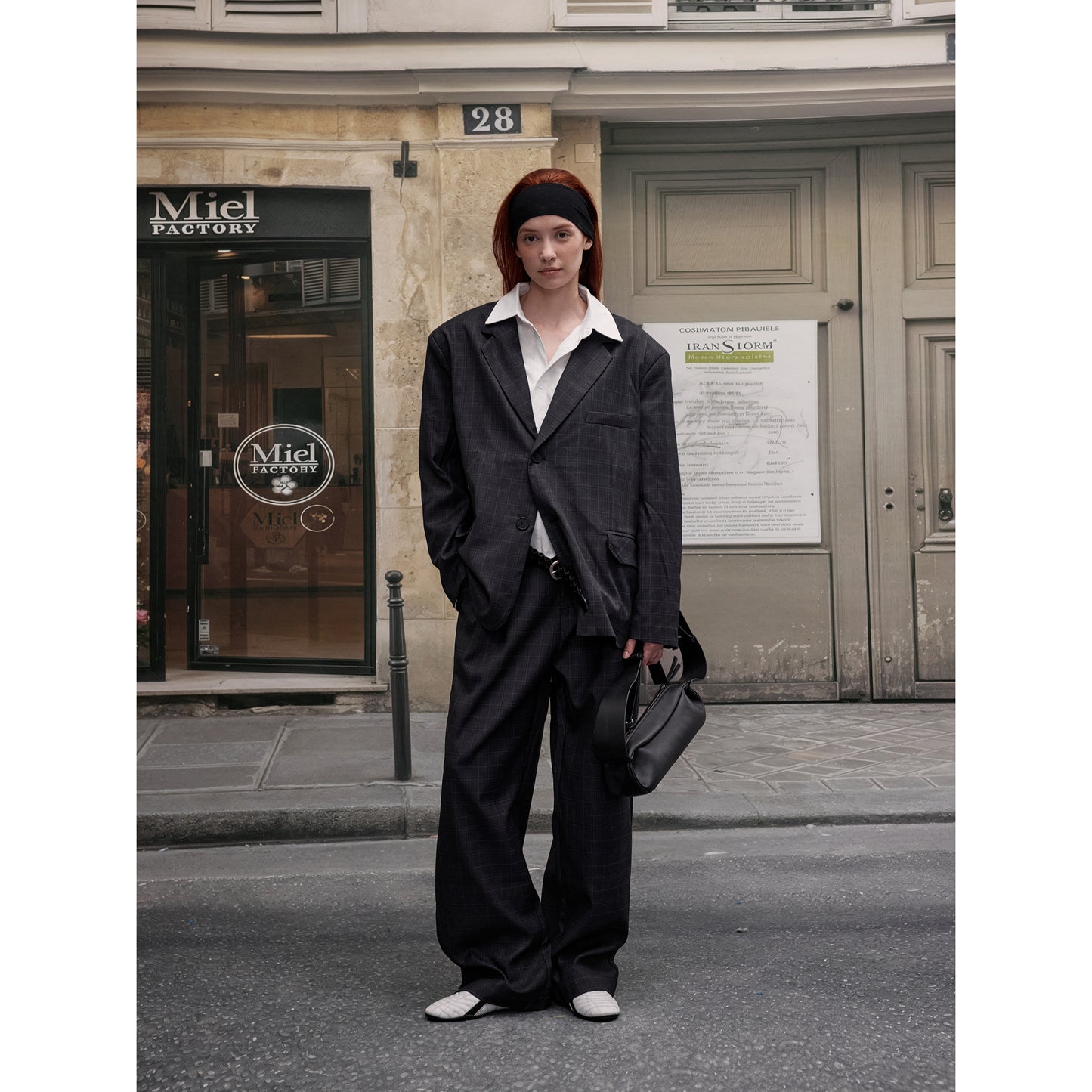 MADWITCH CASUAL PLAID BLAZER & PANTS #6372 #6381