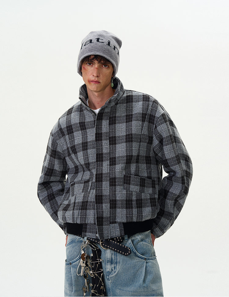 MADWITCH STAND COLLAR PADDED JACKET #RW136