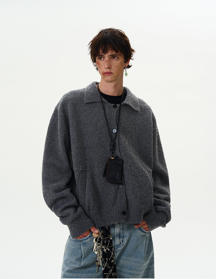 MADWITCH VINTAGE LOOSE KNIT SWEATER JACKET #27271