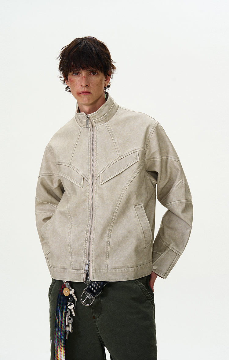 MADWITCH VINTAGE LEATHER JACKET #0140