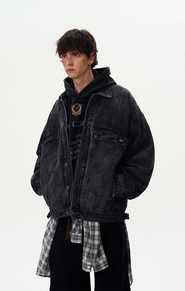 MADWITCH WASHED DENIM JACKET #JK97