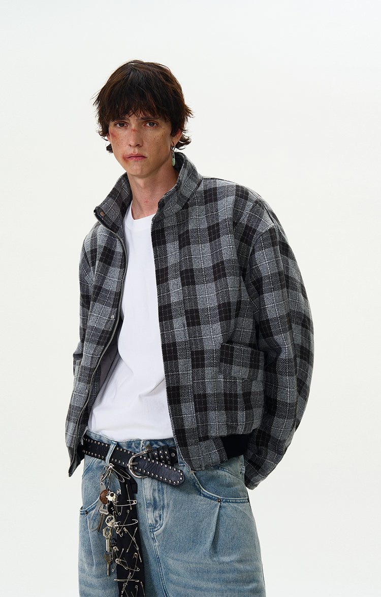 MADWITCH STAND COLLAR PADDED JACKET #RW136