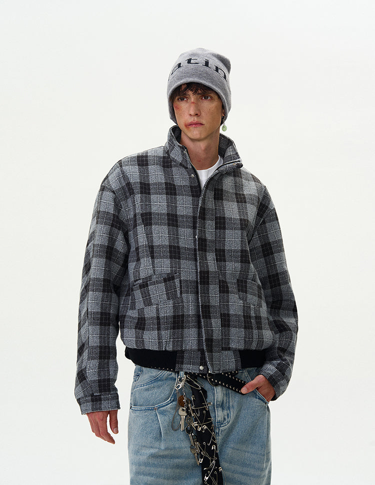 MADWITCH STAND COLLAR PADDED JACKET #RW136