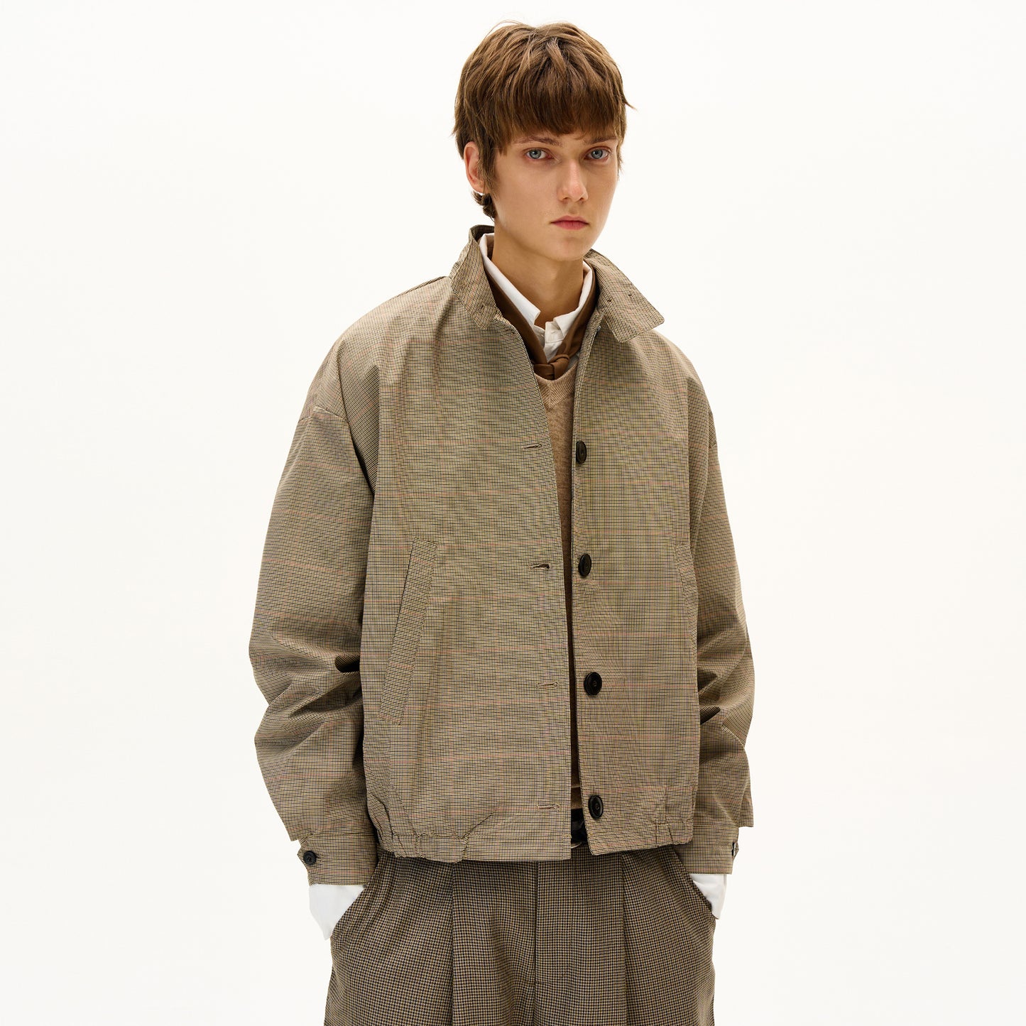 MADWITCH RETRO PLAID JACKET #R9866