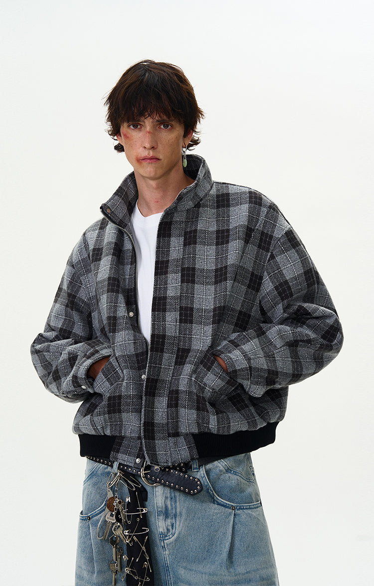 MADWITCH STAND COLLAR PADDED JACKET #RW136