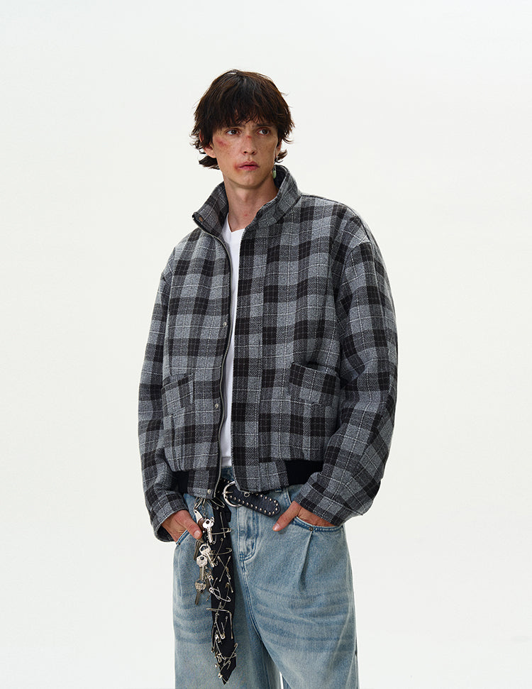 MADWITCH STAND COLLAR PADDED JACKET #RW136