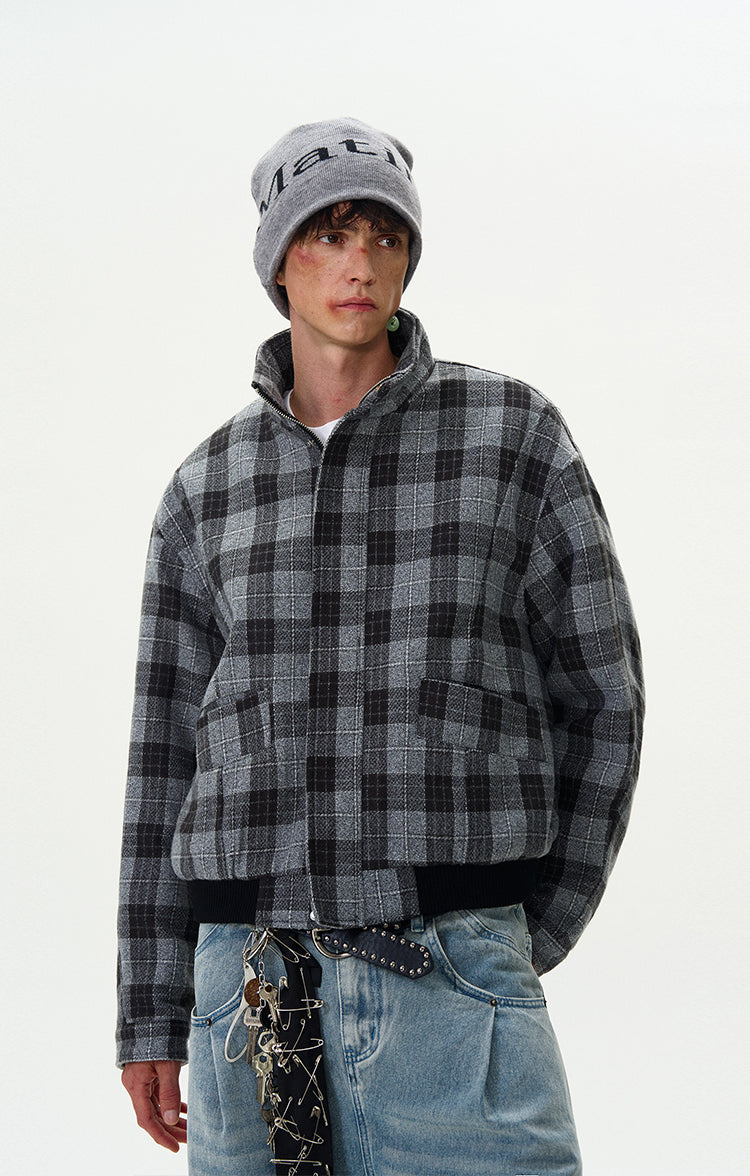 MADWITCH STAND COLLAR PADDED JACKET #RW136