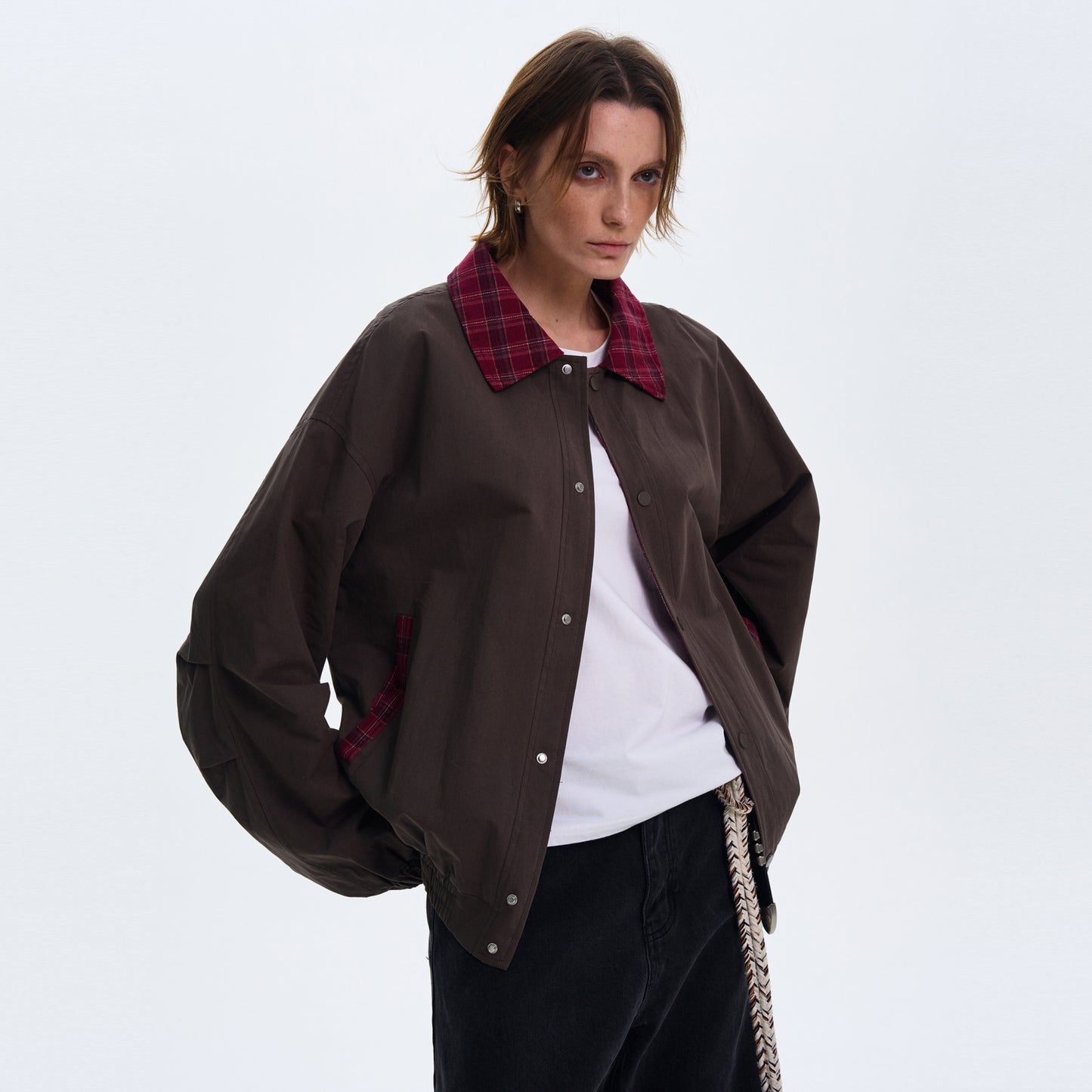 MADWITCH PLAID WORKWEAR JACKET #N1353