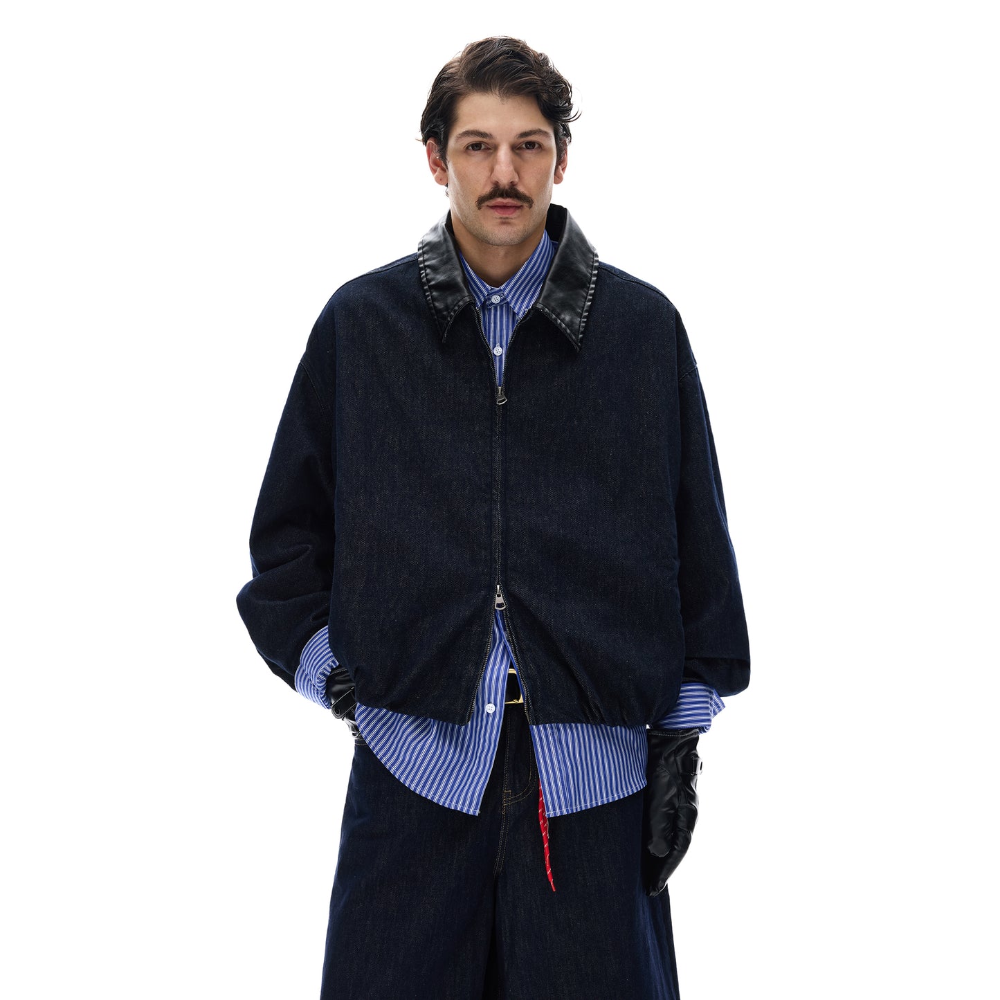 MADWITCH WASHED LEATHER DENIM #CW1238