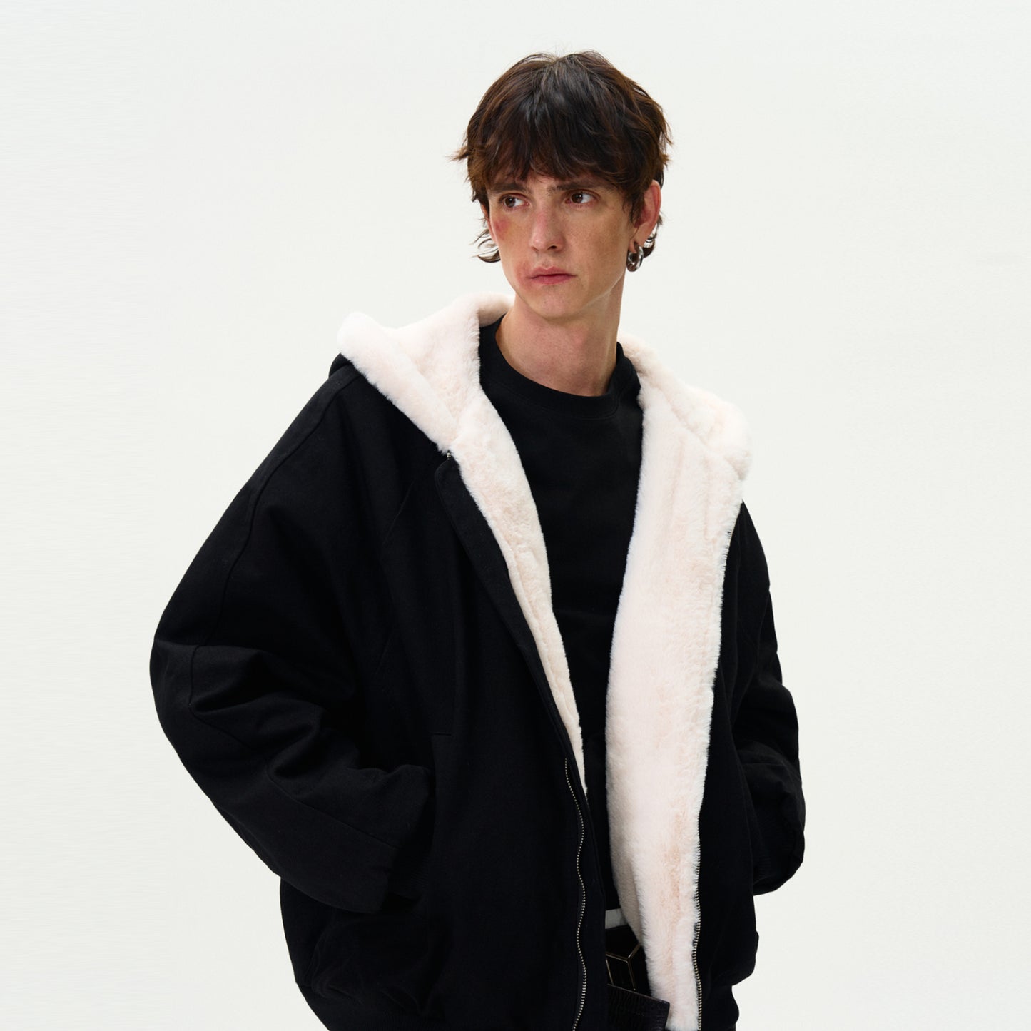 MADWITCH FLEECE-LINED WARM PADDED JACKET #M24279